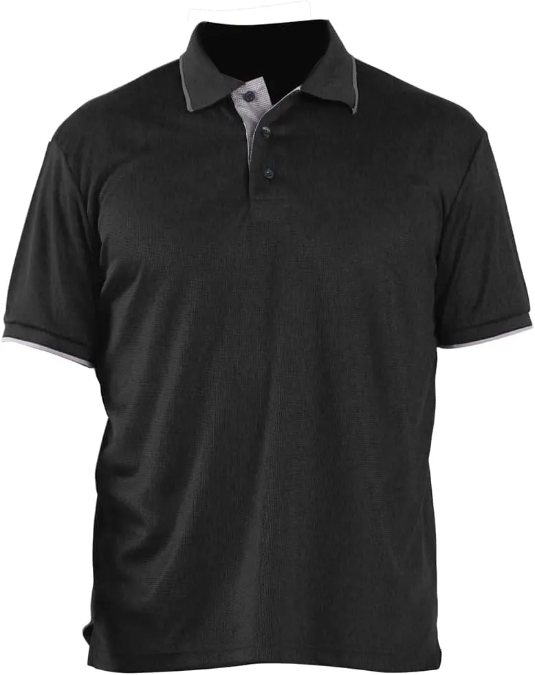 3 Pack Mens Polo Shirts Summer Quick Dry T-Shirt Slim Fit Short Sleeve Casual Sports Workout Golf Tees