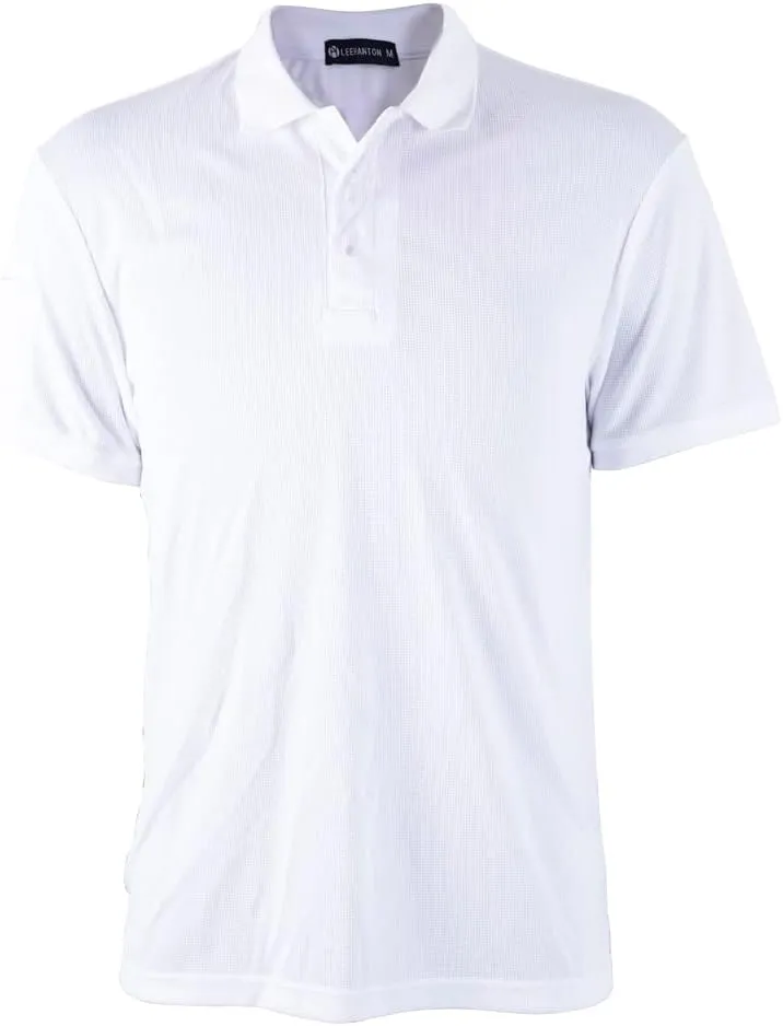 3 Pack Mens Polo Shirts Summer Quick Dry T-Shirt Slim Fit Short Sleeve Casual Sports Workout Golf Tees