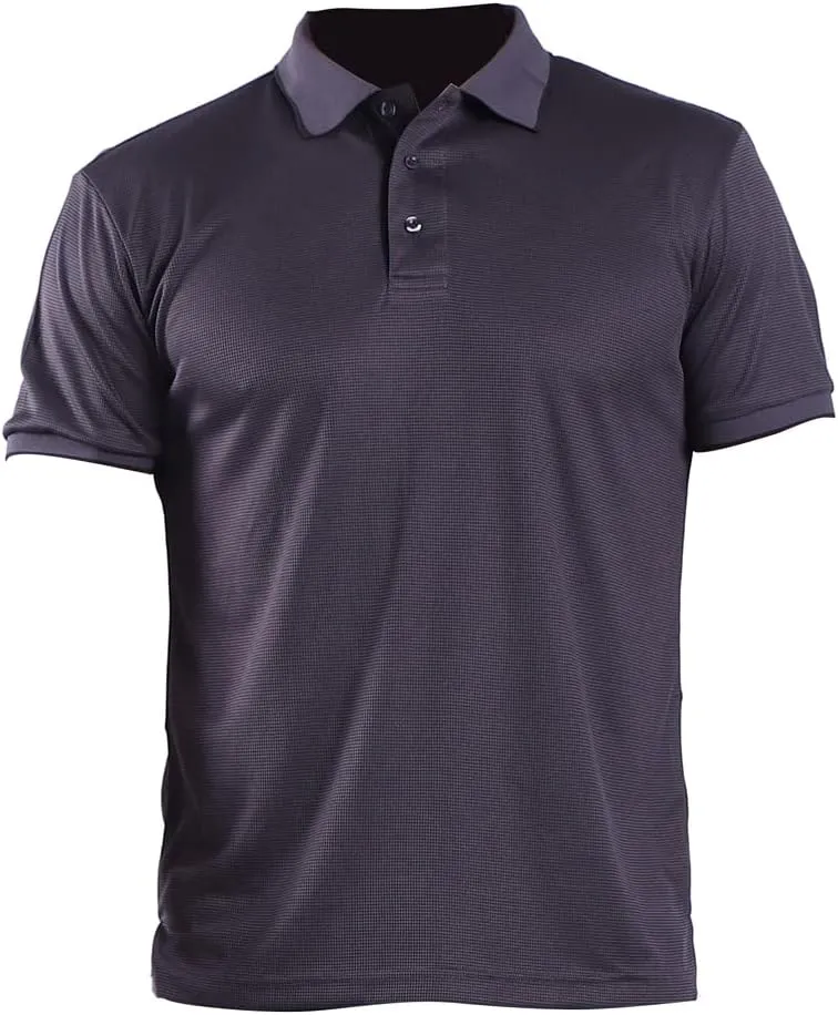 3 Pack Mens Polo Shirts Summer Quick Dry T-Shirt Slim Fit Short Sleeve Casual Sports Workout Golf Tees