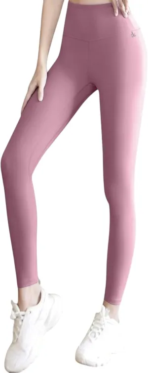 Anna-Kaci Women's High Waist Compression Leggings with Full Coverage