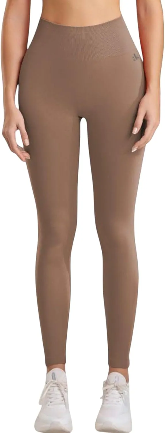Anna-Kaci Women's Seamless High Waist Compression Leggings