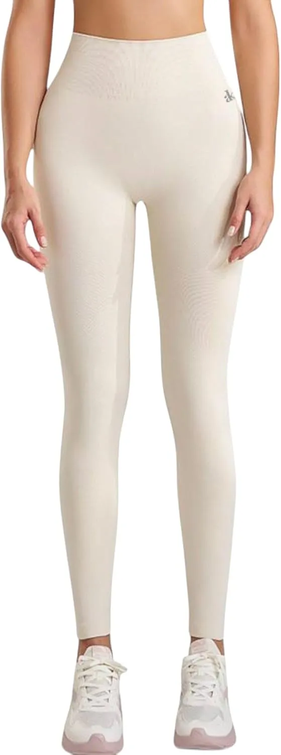Anna-Kaci Women's Seamless High Waist Compression Leggings