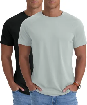 Askdeer Men's Quick Dry T-Shirt Short Sleeve Lightweight Workout Running Athletic Tee Shirts