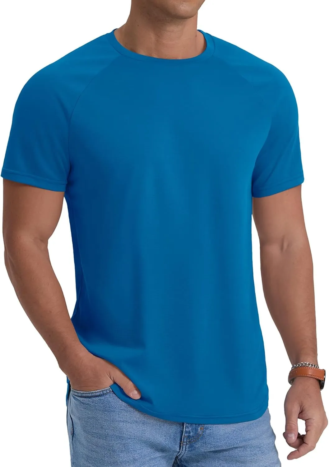 Askdeer Men's Quick Dry T-Shirt Short Sleeve Lightweight Workout Running Athletic Tee Shirts