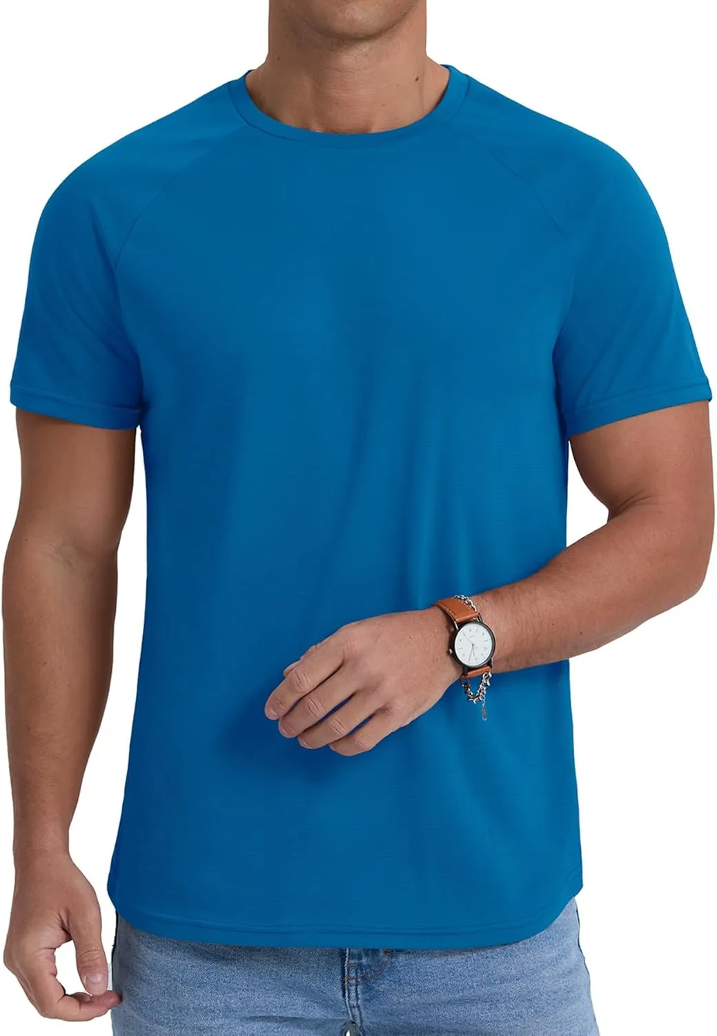 Askdeer Men's Quick Dry T-Shirt Short Sleeve Lightweight Workout Running Athletic Tee Shirts