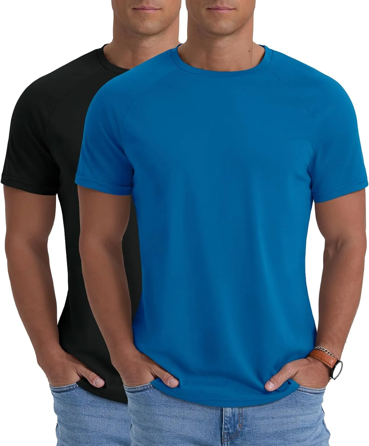 Askdeer Men's Quick Dry T-Shirt Short Sleeve Lightweight Workout Running Athletic Tee Shirts
