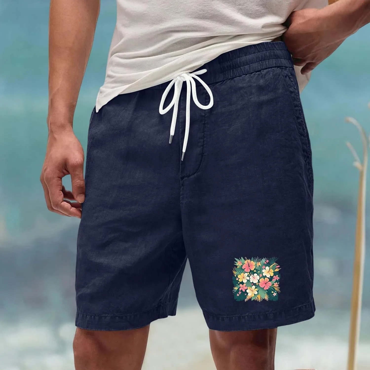 Athletic Shorts for Men Durability Loose Fit and Breathable Sports Shorts with Pocket 2025 Summer