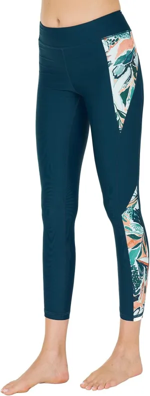 AXESEA High Waist Yoga Pants Compression Leggings Tummy Control Swim Tights UPF 50 