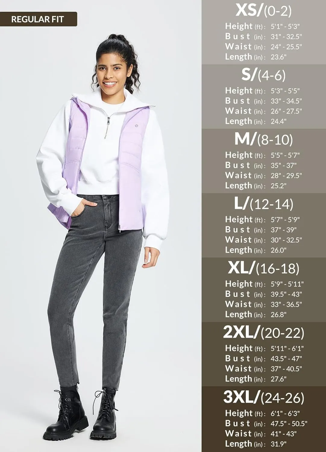 baleaf Women's Puffer Vest Hooded Running Vests Slim Fit Fleece Sleeveless Lightweight Jacket Fall Winter