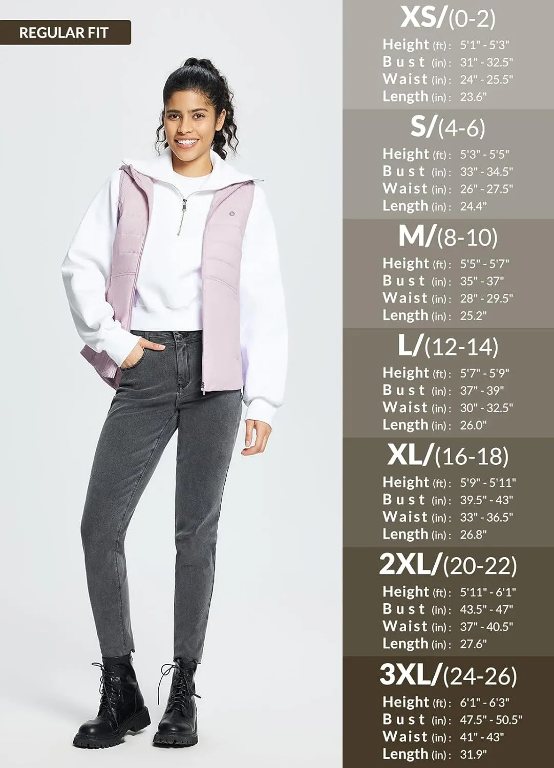 baleaf Women's Puffer Vest Hooded Running Vests Slim Fit Fleece Sleeveless Lightweight Jacket Fall Winter