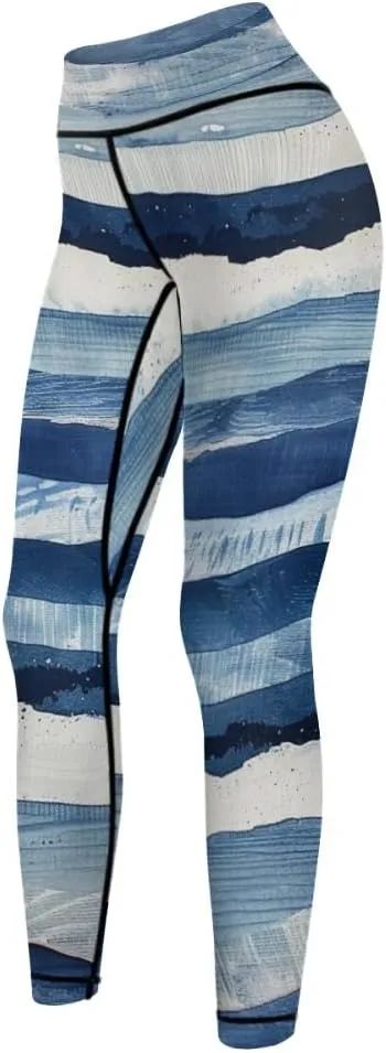 Bandhnu Print Plus Size Yoga Pants Tummy Control Yoga Pants Christmas Leggings Petite Length Stretch Women