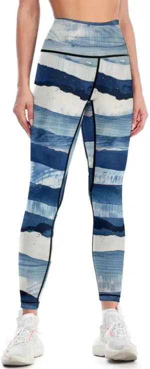 Bandhnu Print Plus Size Yoga Pants Tummy Control Yoga Pants Christmas Leggings Petite Length Stretch Women