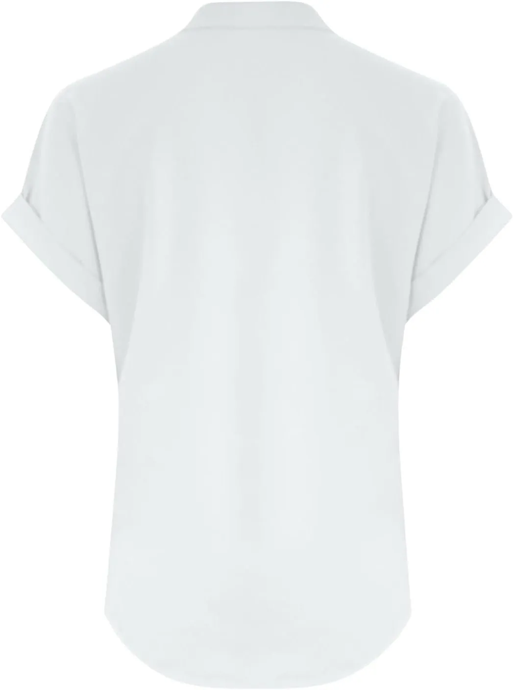 Binmer Half Button Linen Tops for Womens Oversized Short Sleeve V Neck Shirts Loose Fit Tunic Blouse Casual Summer Tee