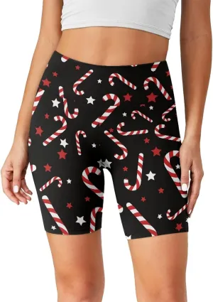 Biyejit Women's Naked Feeling Biker Shorts High Waist Yoga Workout Running Gym Spandex Shorts Plus Size Cycling Shorts
