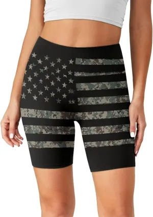 Biyejit Women's Naked Feeling Biker Shorts High Waist Yoga Workout Running Gym Spandex Shorts Plus Size Cycling Shorts