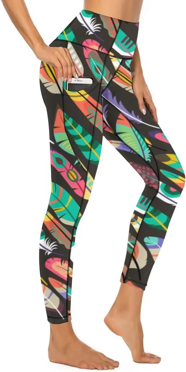 Black Yoga Pants Tummy Control Yoga Pants Leggings Tummy Control Seamless Stretch Pants Women