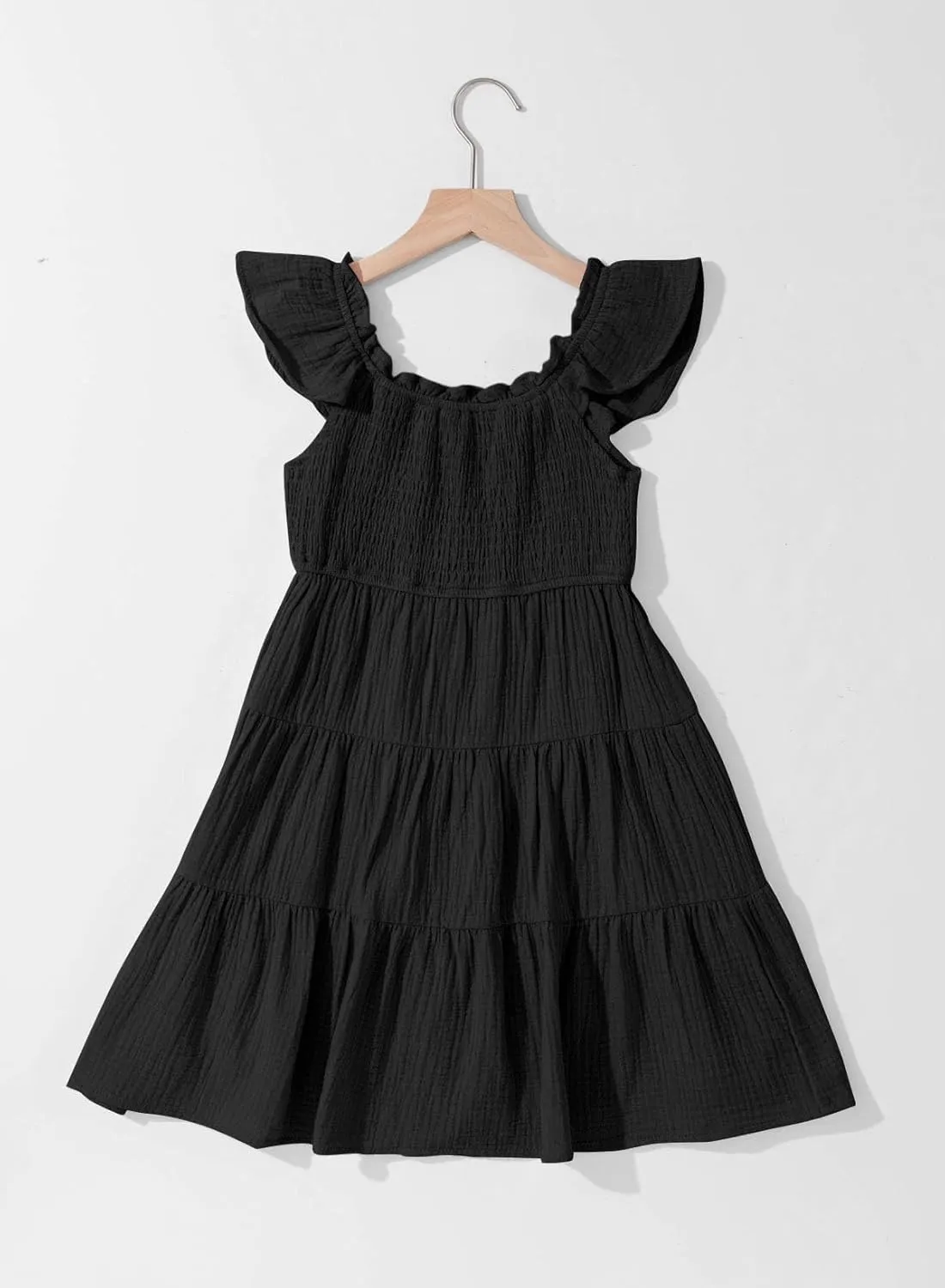 blibean Girls Summer Dresses Tween Cotton Sundress Size 6-15 Years Old