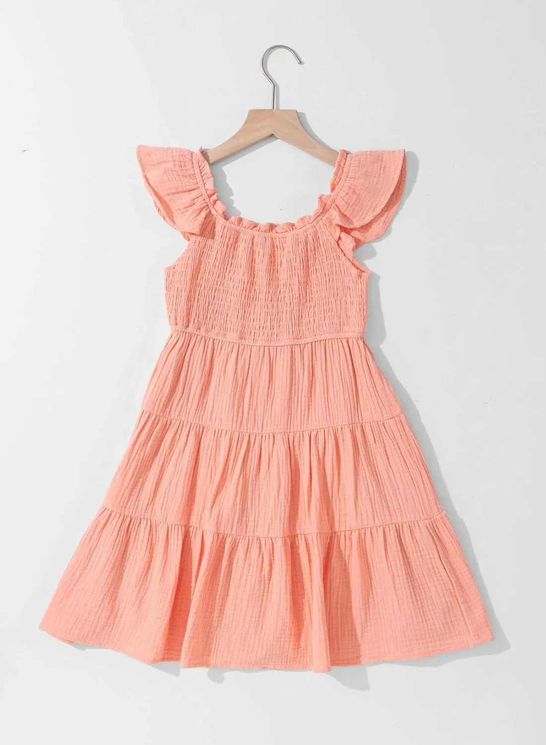 blibean Girls Summer Dresses Tween Cotton Sundress Size 6-15 Years Old