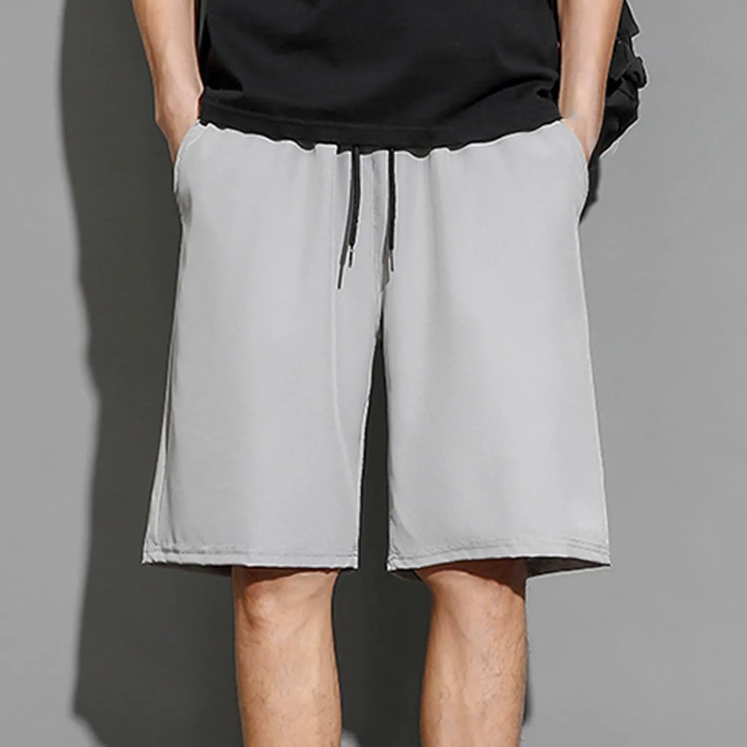 Cambkatl Men's Drawstring Athletic Shorts Quick Dry Summer Loose Fit Lightweight Running Workout Gym Shorts with Pockets