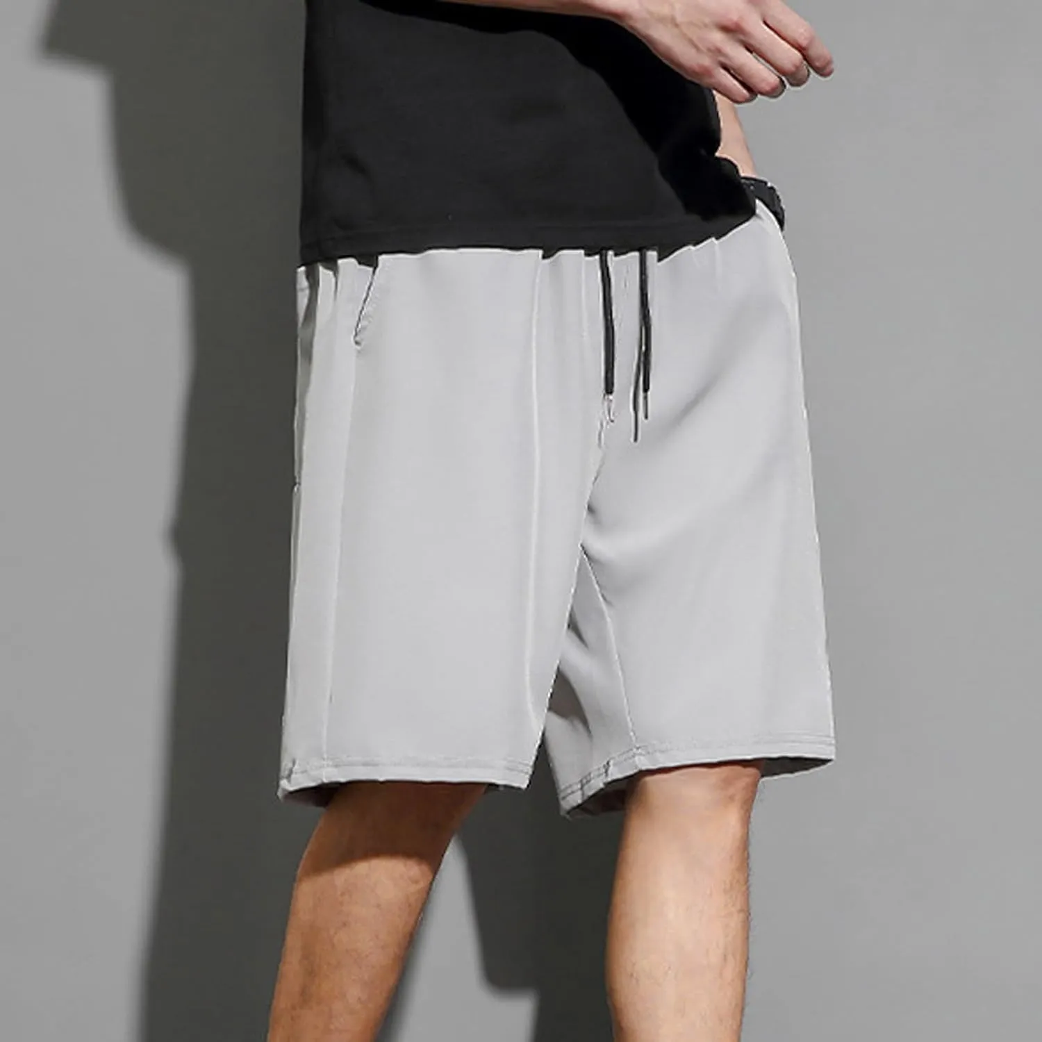 Cambkatl Men's Drawstring Athletic Shorts Quick Dry Summer Loose Fit Lightweight Running Workout Gym Shorts with Pockets