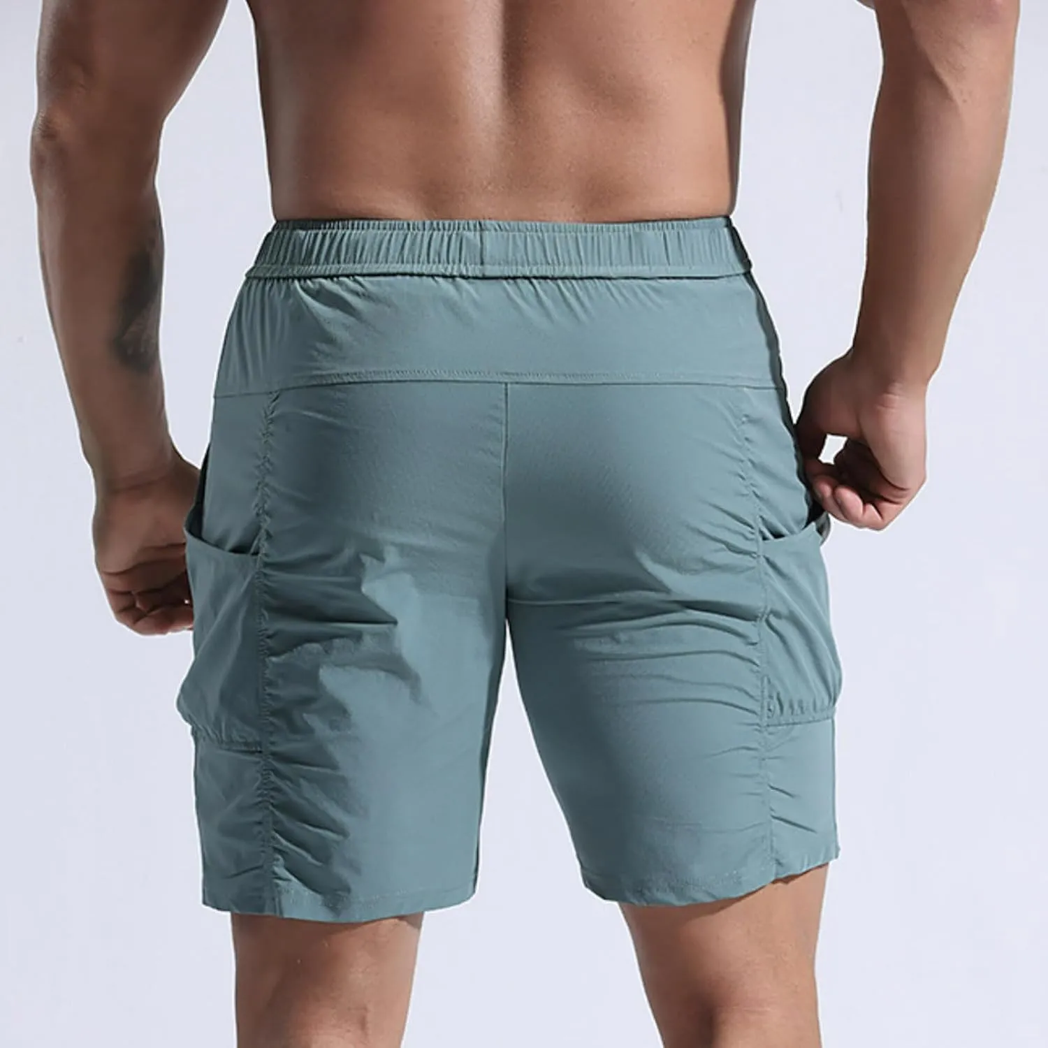Cambkatl Mens Quick Dry Running Shorts Elastic Waist Casual Summer Athletic Sports Workout Gym Shorts with Pockets