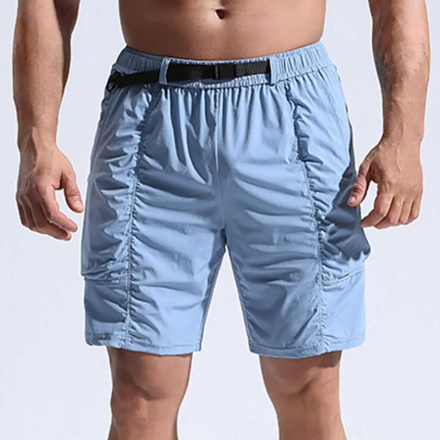 Cambkatl Mens Quick Dry Running Shorts Elastic Waist Casual Summer Athletic Sports Workout Gym Shorts with Pockets