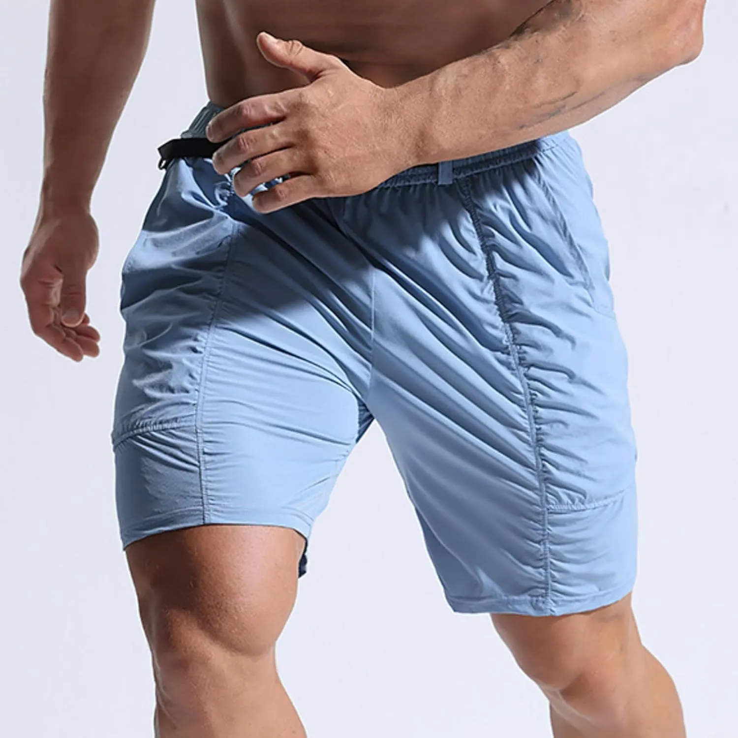 Cambkatl Mens Quick Dry Running Shorts Elastic Waist Casual Summer Athletic Sports Workout Gym Shorts with Pockets