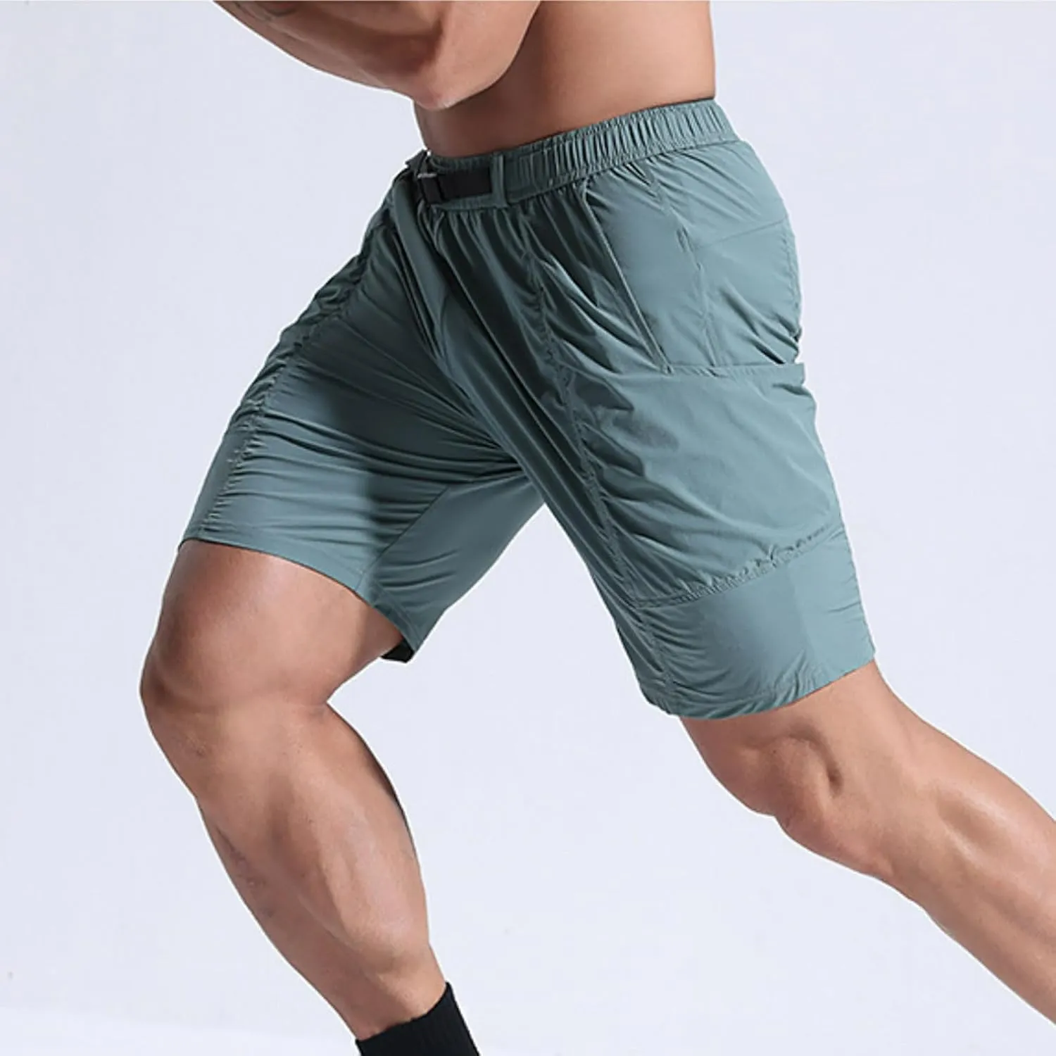 Cambkatl Mens Quick Dry Running Shorts Elastic Waist Casual Summer Athletic Sports Workout Gym Shorts with Pockets