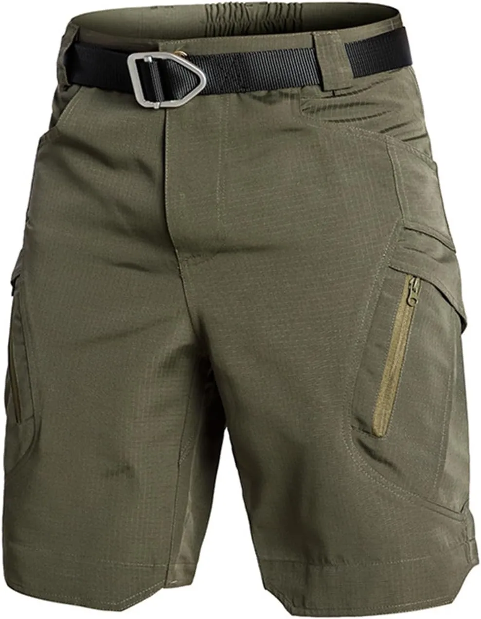 Cargo Shorts for Men Stretch Waist Waterproof Work Tactical Shorts Outdoor Lightweight Hiking Short Multi Pockets