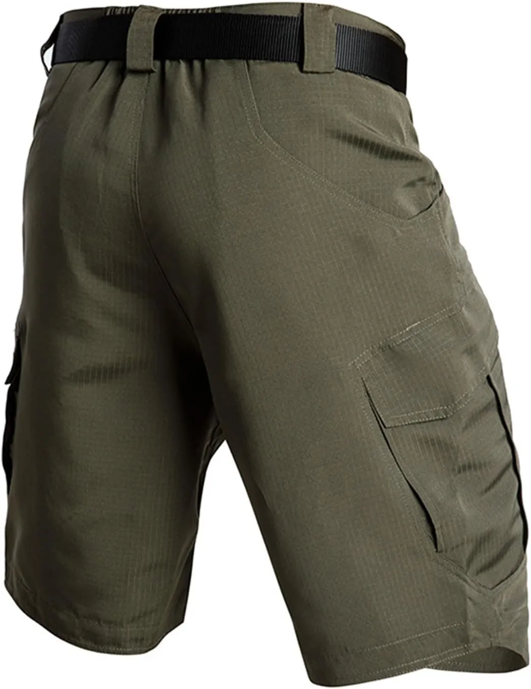 Cargo Shorts for Men Stretch Waist Waterproof Work Tactical Shorts Outdoor Lightweight Hiking Short Multi Pockets