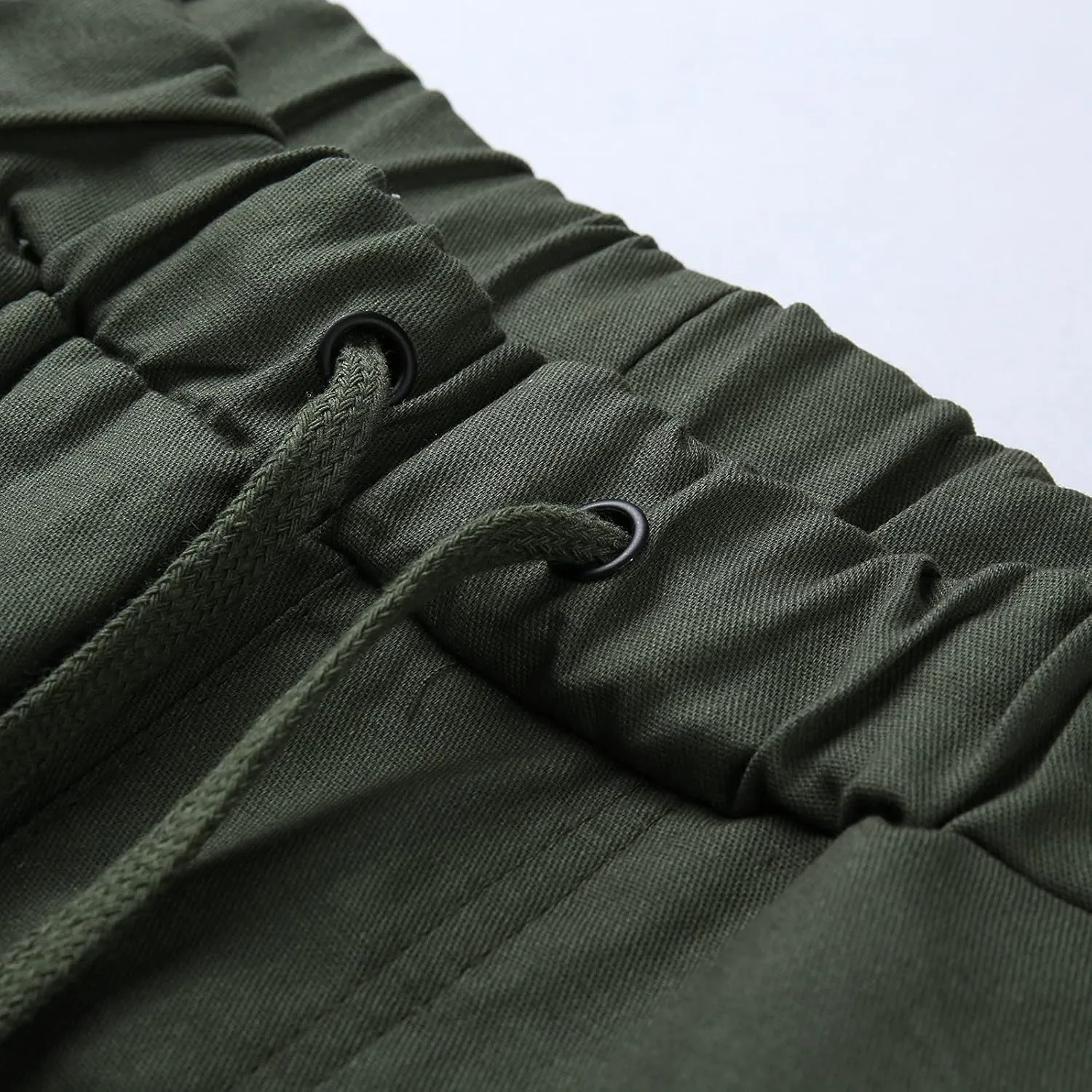 Cargo Sweatpants for Men Hiking Pants Sweatpants Men Men's Sweatpants Overalls Drawstring Multi Pocket Hiking Cotton