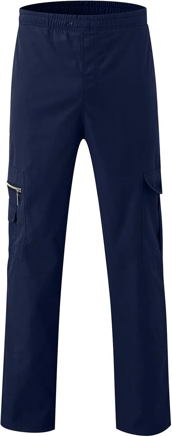 Cargo Sweatpants for Men Men's Cargo Sweatpants with Pockets for Workout Jogging Running Men's Heavyweight Sweatpants