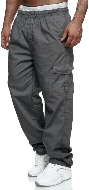 Cargo Sweatpants for Men Men's Cargo Sweatpants with Pockets for Workout Jogging Running Men's Heavyweight Sweatpants