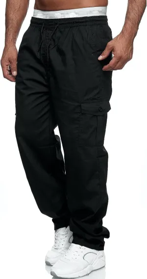 Cargo Sweatpants for Men Men's Cargo Sweatpants with Pockets for Workout Jogging Running Men's Heavyweight Sweatpants