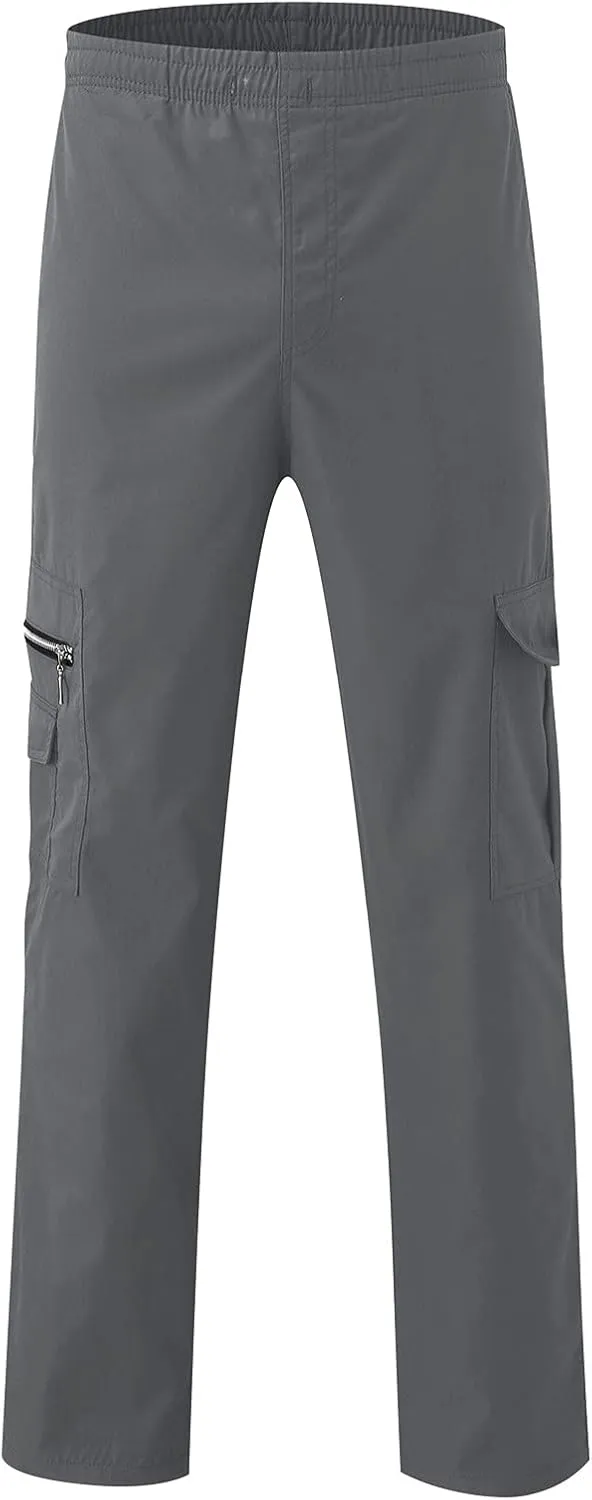 Cargo Sweatpants for Men Men's Cargo Sweatpants with Pockets for Workout Jogging Running Men's Heavyweight Sweatpants