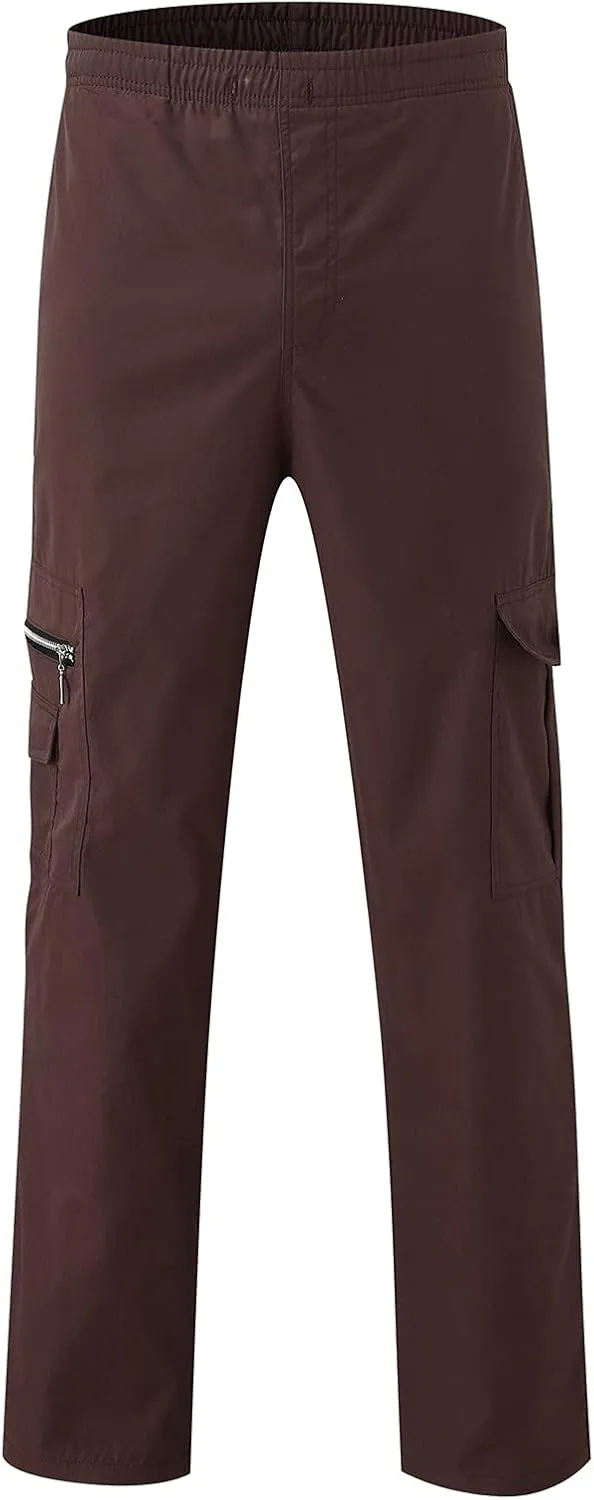 Cargo Sweatpants for Men Men's Cargo Sweatpants with Pockets for Workout Jogging Running Men's Heavyweight Sweatpants