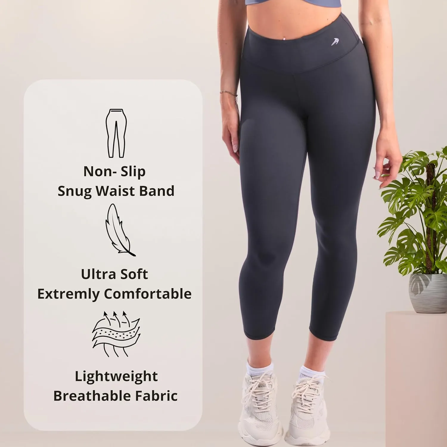 Compression Leggings for Women, Tummy Control Workout Gym Running Yoga Pants