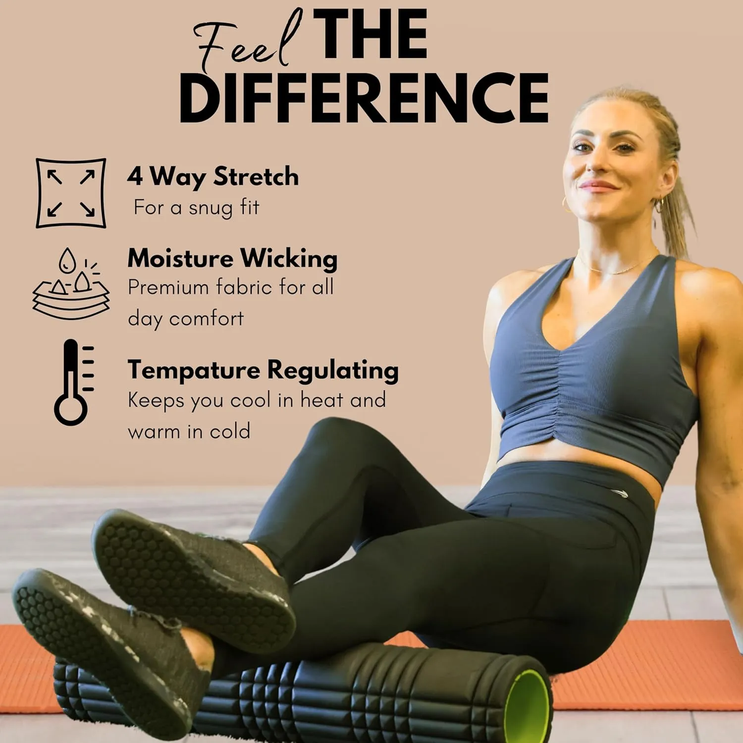 Compression Leggings for Women, Tummy Control Workout Gym Running Yoga Pants
