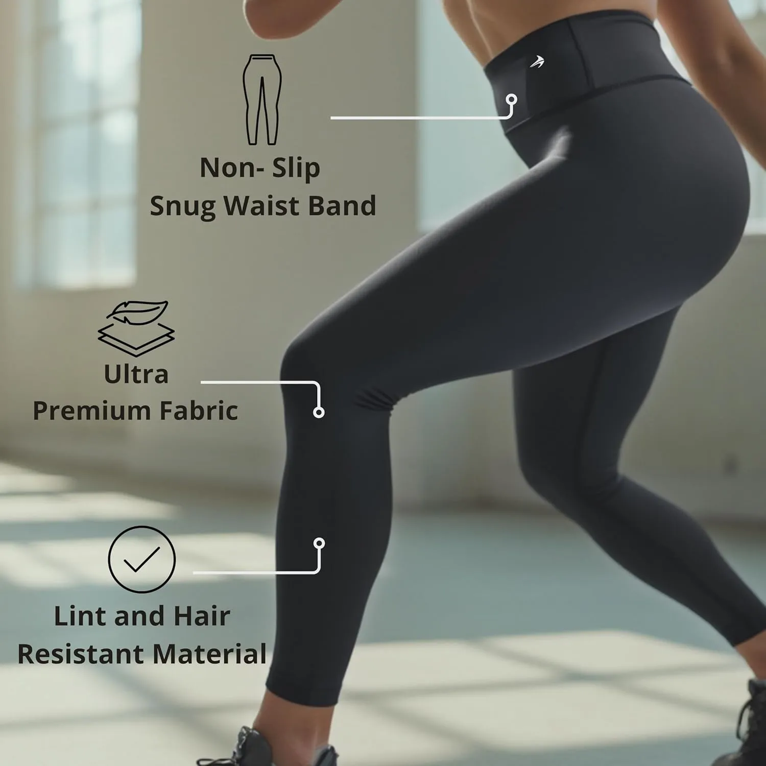 Compression Leggings for Women, Tummy Control Workout Gym Running Yoga Pants