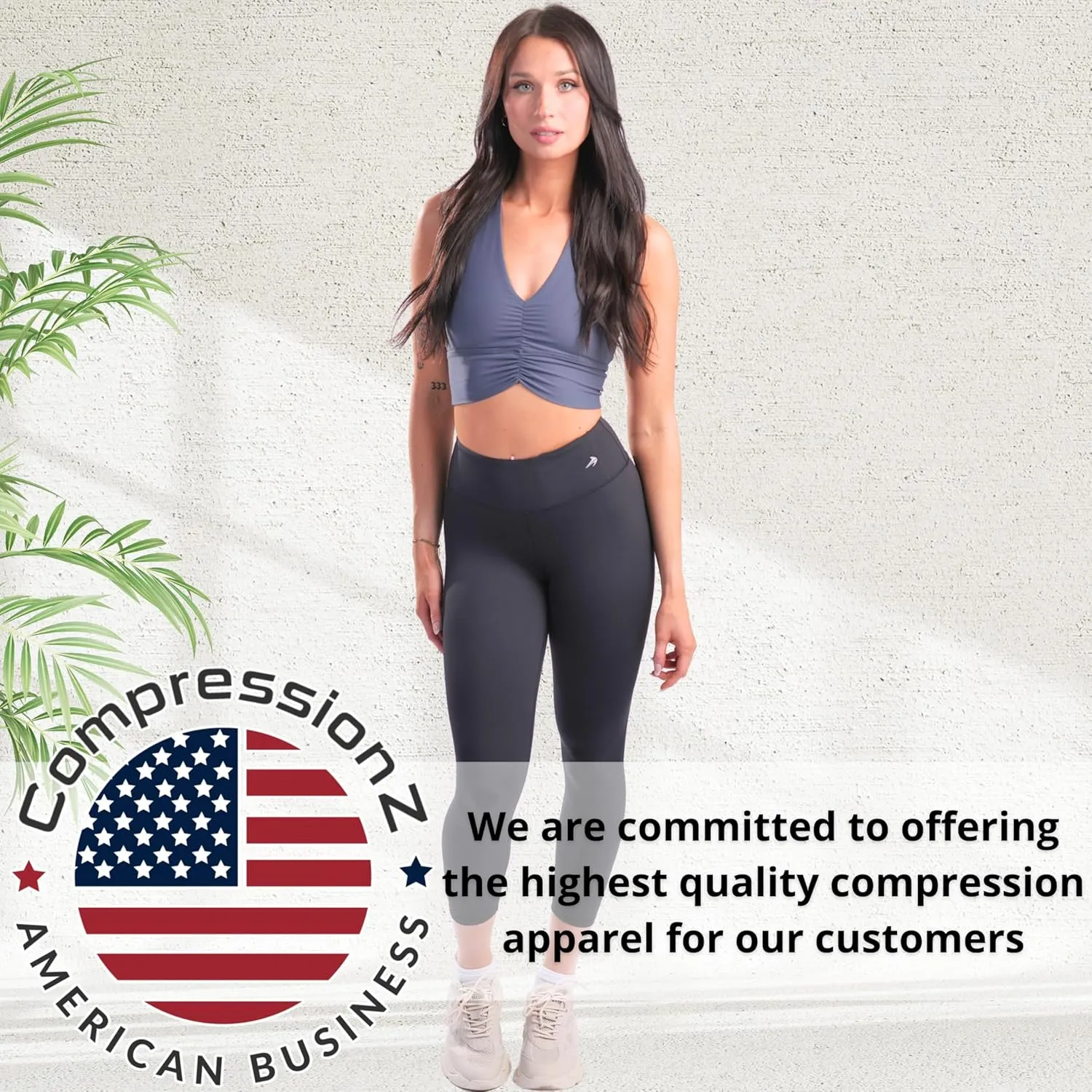Compression Leggings for Women, Tummy Control Workout Gym Running Yoga Pants