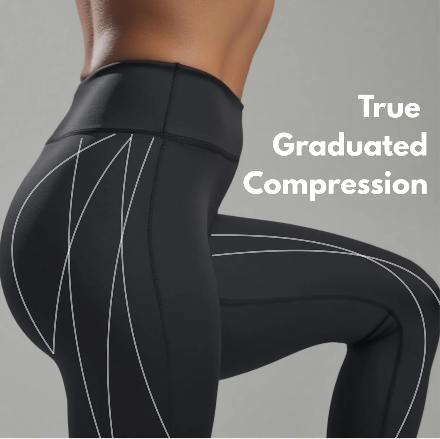 Compression Leggings for Women, Tummy Control Workout Gym Running Yoga Pants