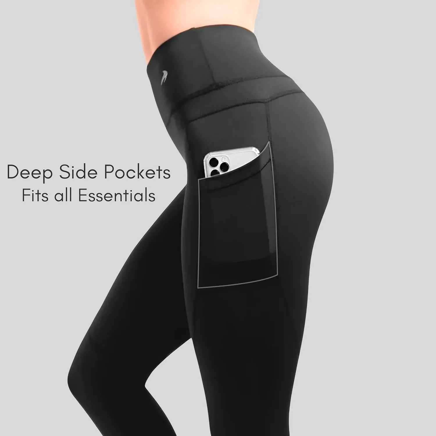 Compression Leggings for Women, Tummy Control Workout Gym Running Yoga Pants