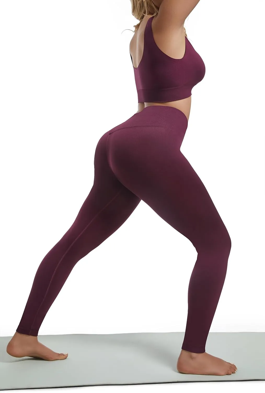 Compression Leggings Yoga Pants with Tummy Control Seamless Workout Leggings High-Waisted