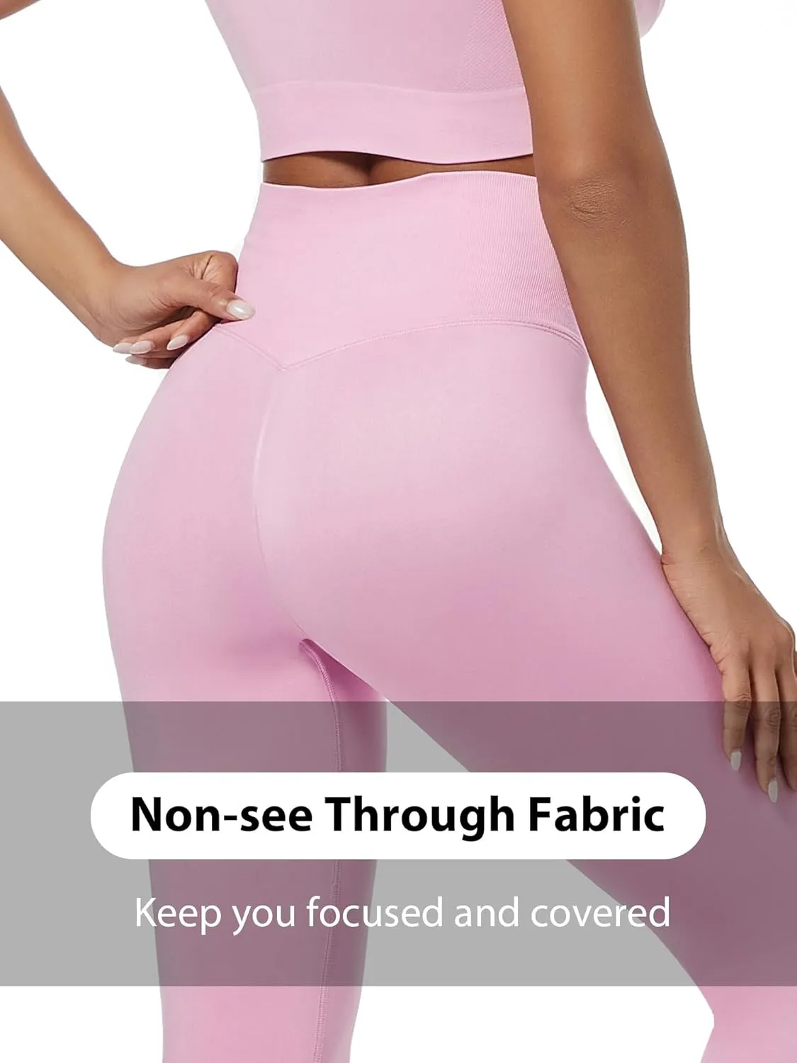 Compression Leggings Yoga Pants with Tummy Control Seamless Workout Leggings High-Waisted