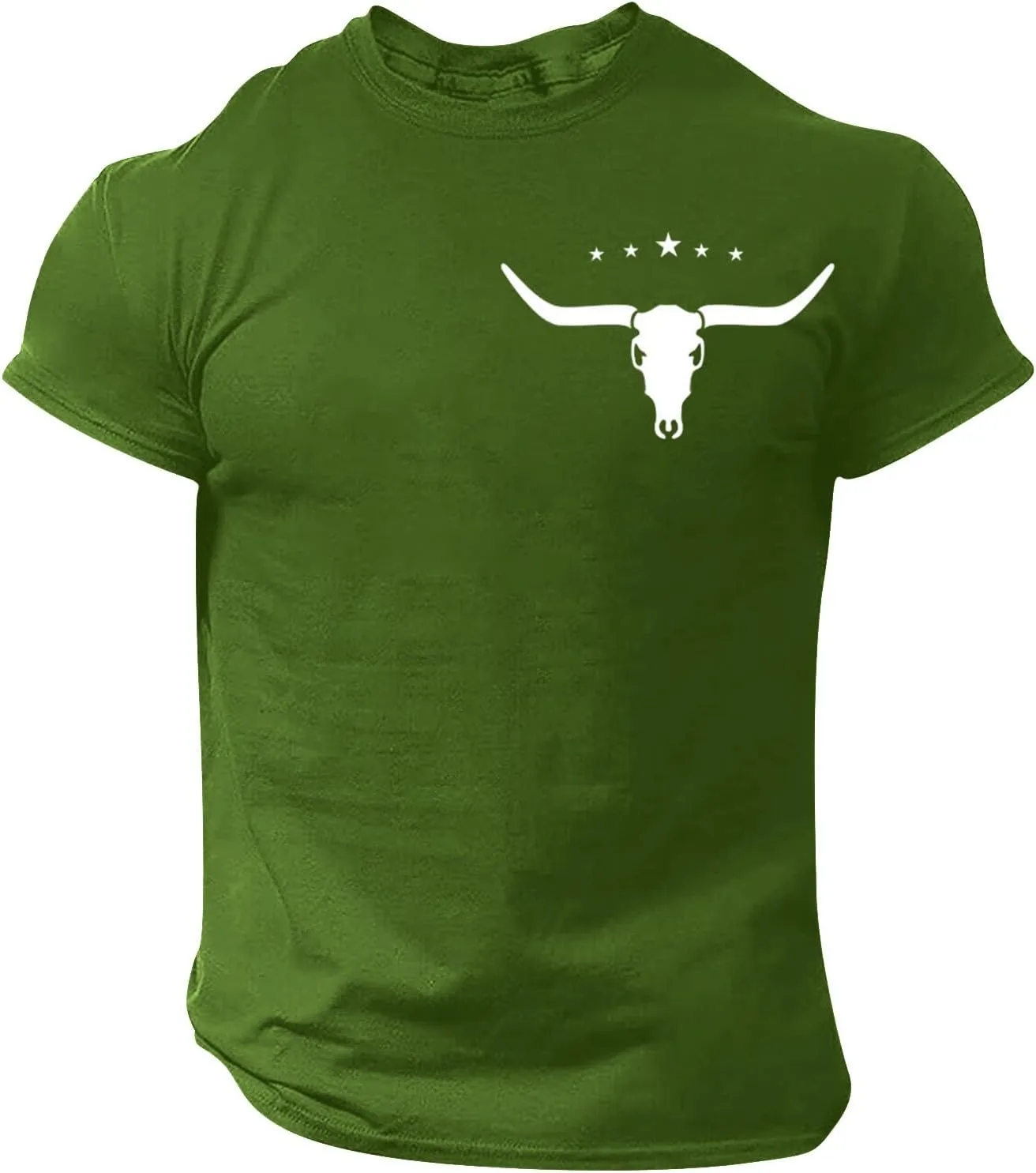 Crewneck Vintage T Shirts for Men Slim Fit Short Sleeve 2025 Trendy Summer Graphic Tees Hip Hop Hipster Streetwear