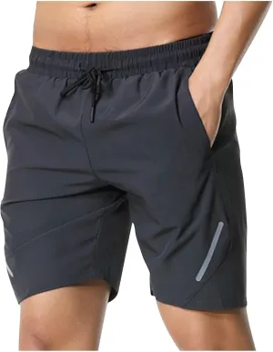 Ctreela Men's Bodybuilding Quick Dry Shorts Gym Workout Running 5 Inch Fitness Weightlifting Squat Training Muscle Shorts