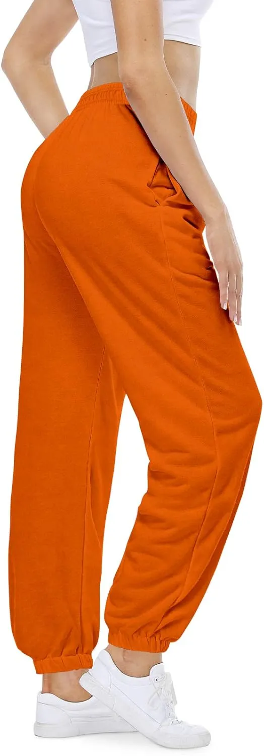 CYiNu Womens Yoga Pants Lounge Baggy Straight Wide Leg Sweatpants Bottom Slit Yoga Pants with Pockets