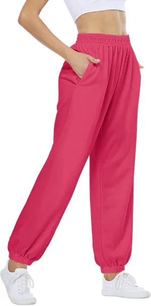 CYiNu Womens Yoga Pants Lounge Baggy Straight Wide Leg Sweatpants Bottom Slit Yoga Pants with Pockets