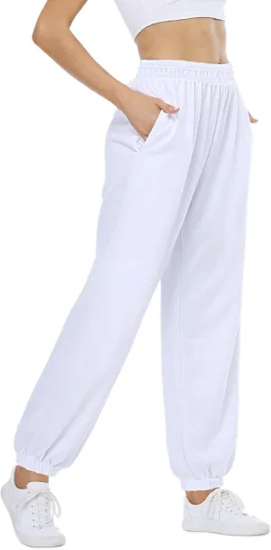 CYiNu Womens Yoga Pants Lounge Baggy Straight Wide Leg Sweatpants Bottom Slit Yoga Pants with Pockets