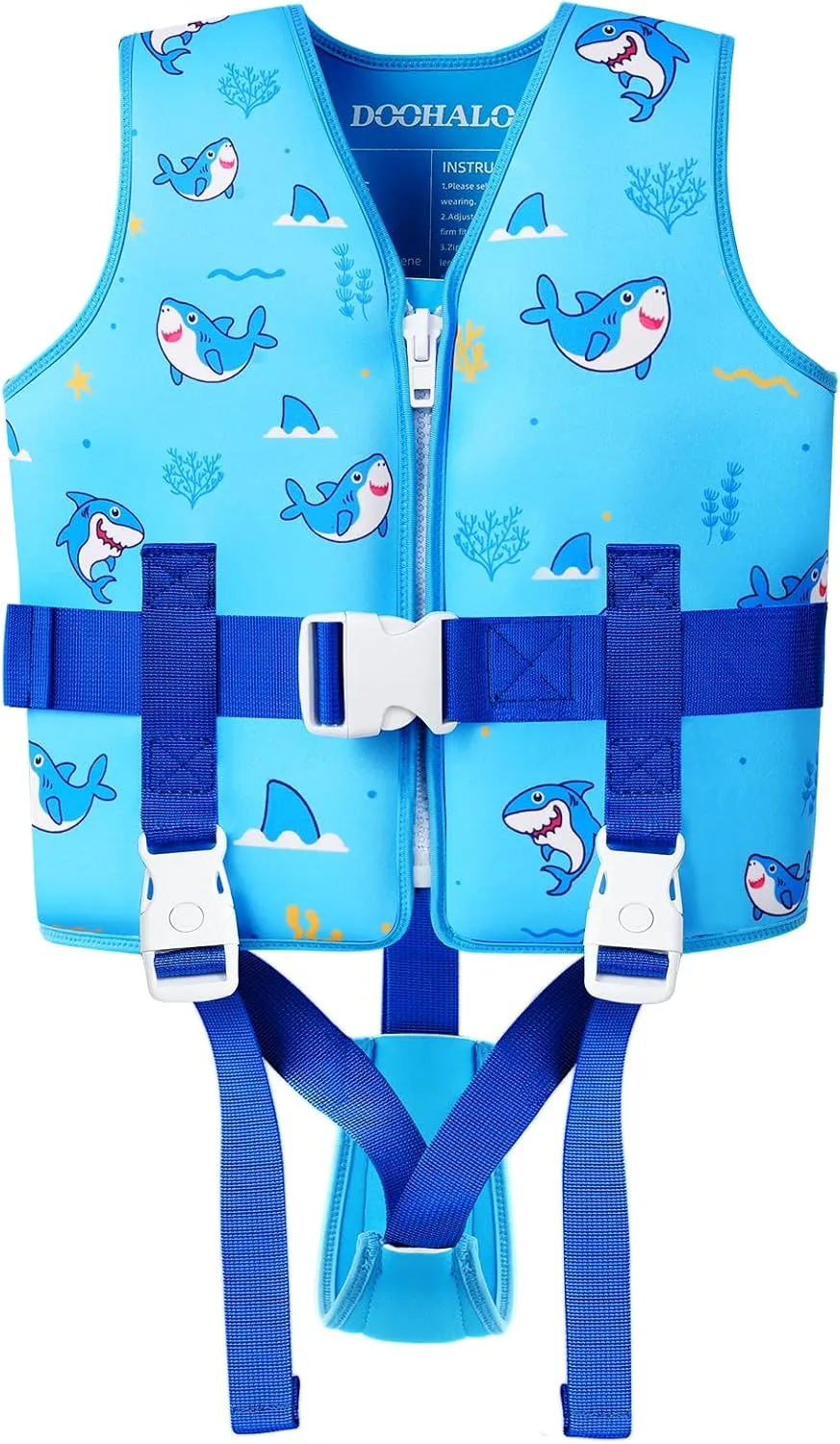 DOOHALO Toddler Swim Vest Kids Swimming Training Vest for Boys Girls Suitable for Age 1 to 8 Years 20Ibs - 46Ibs